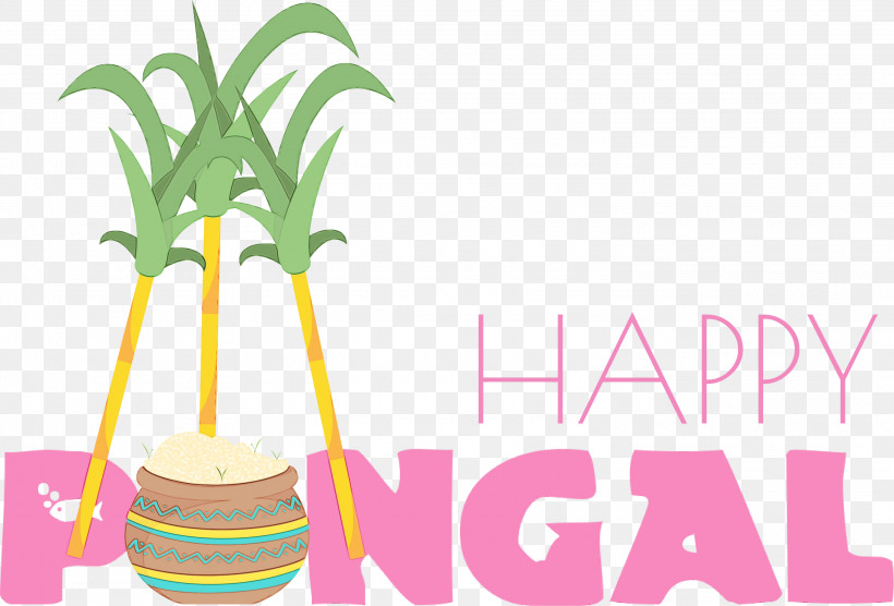 Logo Commodity Meter Hay Flowerpot With Saucer Tree, PNG, 3000x2037px, Pongal, Commodity, Happy Pongal, Hay Flowerpot With Saucer, Line Download Free