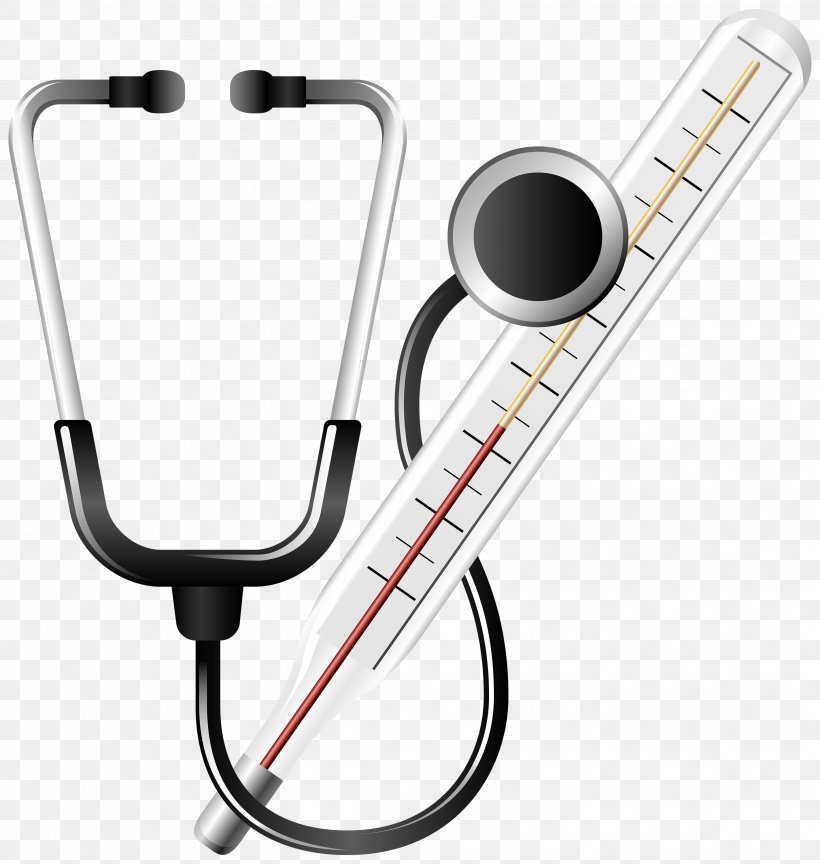 Stethoscope Medicine Medical Thermometers Clip Art, PNG, 2846x3000px, Stethoscope, Cardiology, Fever, Hardware, Health Download Free
