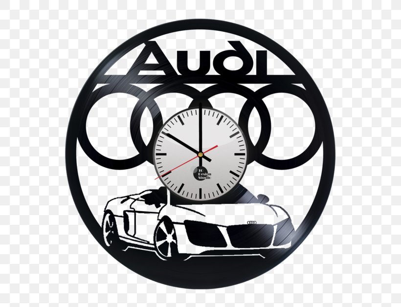 Audi R8 Clock Car Phonograph Record, PNG, 628x628px, Audi, Alarm Clock, Audi R8, Auto Detailing, Car Download Free