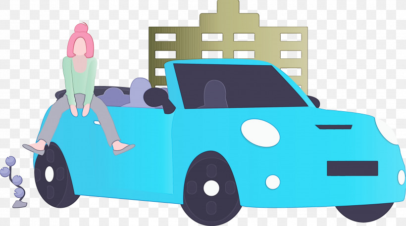 Baby Toys, PNG, 3409x1901px, Watercolor, Baby Toys, Car, City Car, Paint Download Free
