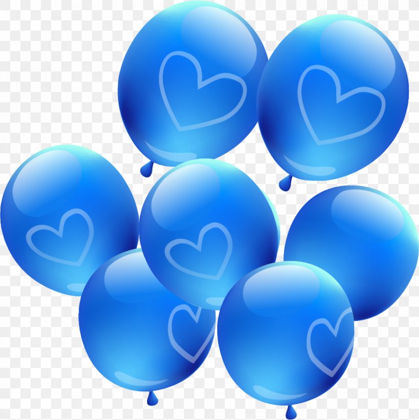 Balloon Designer, PNG, 866x869px, Balloon, Azure, Blue, Designer, Electric Blue Download Free