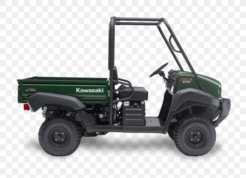 Kawasaki MULE Diesel Engine Side By Side Car Motorcycle, PNG, 790x592px, Kawasaki Mule, Agricultural Machinery, Allterrain Vehicle, Automotive Exterior, Automotive Tire Download Free