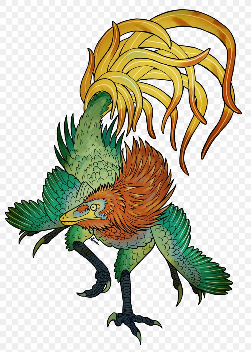 Phoenix Chicken Jinfengopteryx Bird Feather, PNG, 1000x1400px, Phoenix  Chicken, Animal, Art, Beak, Bird Download Free