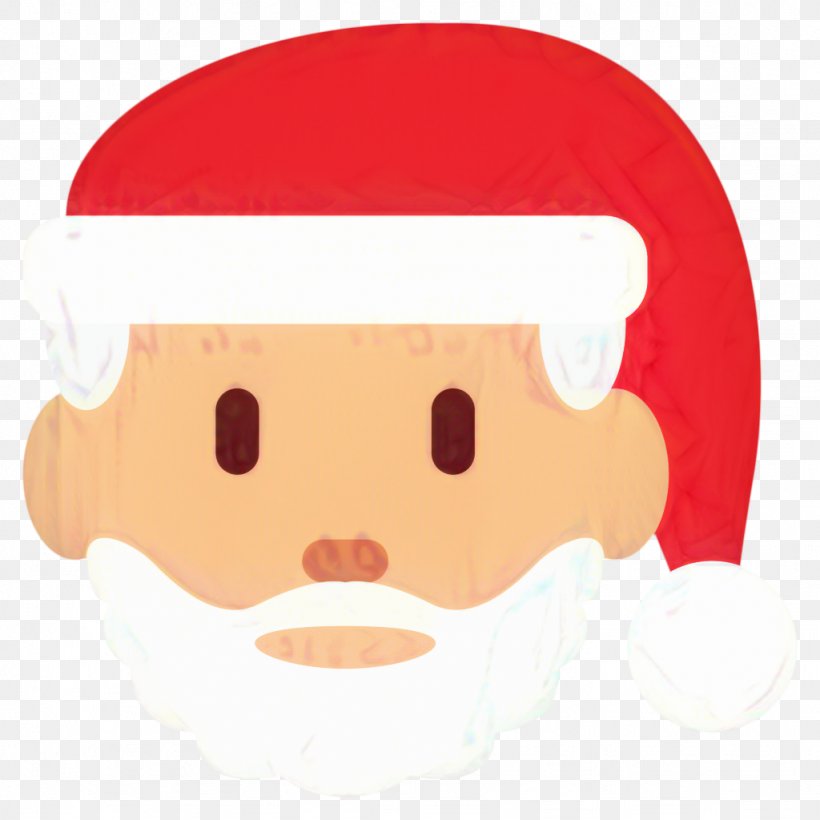 Santa Claus Cartoon, PNG, 1024x1024px, Nose, Beard, Cartoon, Cheek, Chin Download Free