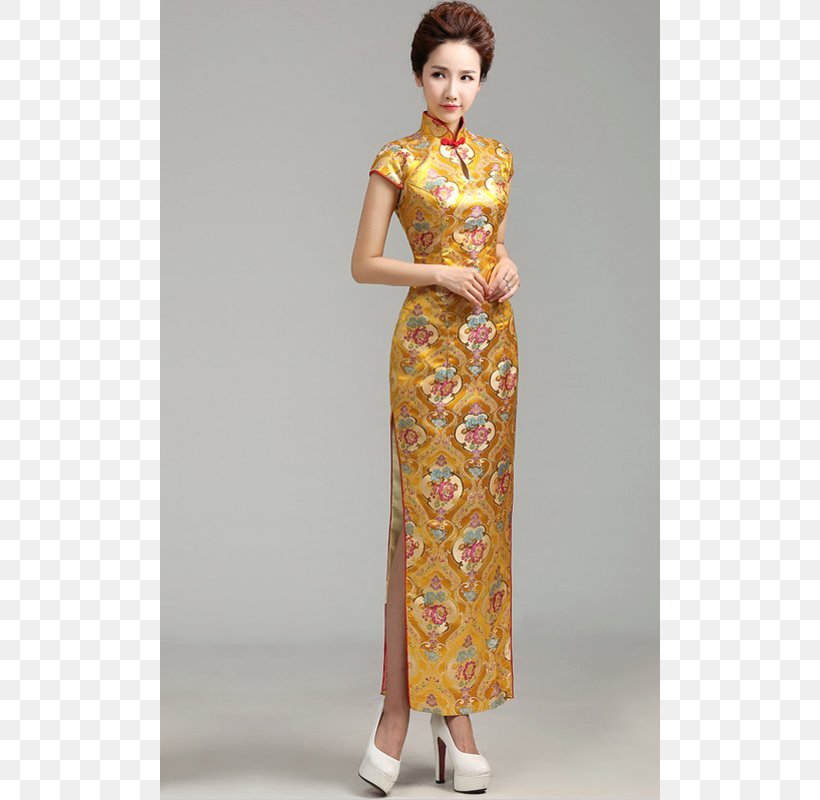 Wedding Dress Cheongsam Clothing Brocade, PNG, 600x800px, Dress, Brocade, Cheongsam, Chinese Clothing, Chinese Marriage Download Free
