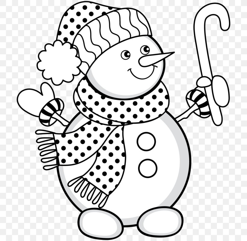 snowman clipart free black and white borders