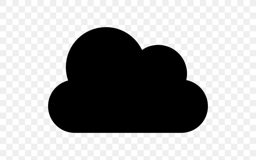 Cloud Computing Computer Software Silhouette, PNG, 512x512px, Cloud Computing, Black, Black And White, Cloud, Computer Servers Download Free