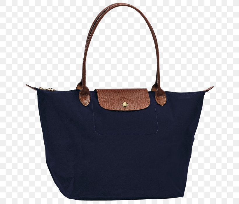 Longchamp Pliage Tote Bag Handbag, PNG, 700x700px, Longchamp, Bag, Black, Brand, Brown Download Free