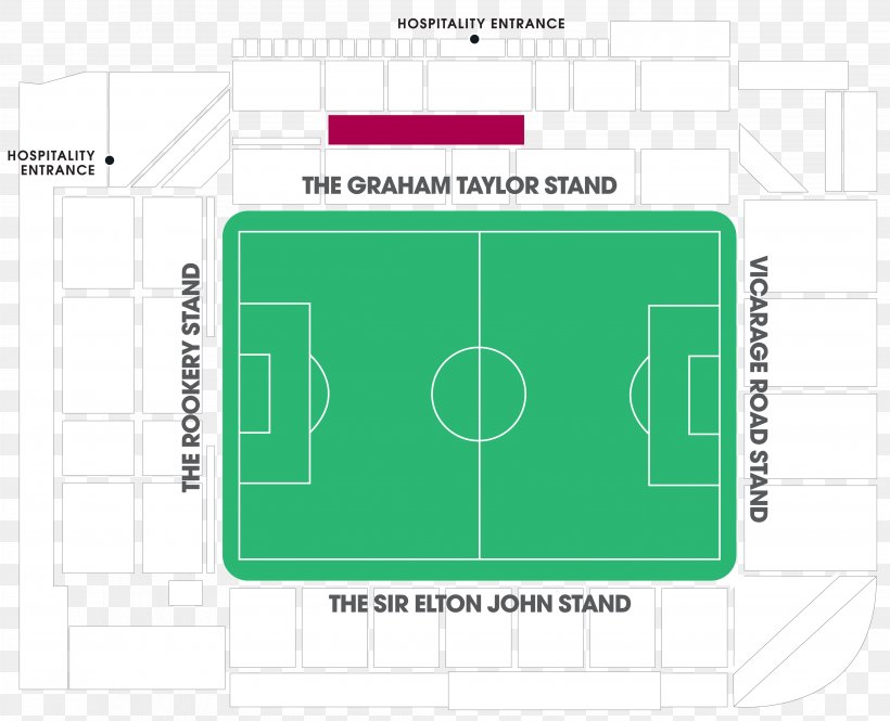 Vicarage Road Room Sport Stadium Bar, PNG, 4381x3556px, Vicarage Road, Area, Bar, Brand, Diagram Download Free