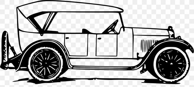 Antique Car Vintage Car Vehicle, PNG, 930x418px, Antique Car, Automotive Design, Automotive Exterior, Black And White, Brand Download Free