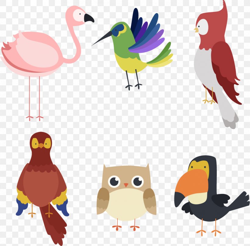 Flat Birds Flamingo Illustration, PNG, 1219x1200px, Bird, Art, Beak, Ducks Geese And Swans, Flamingo Download Free