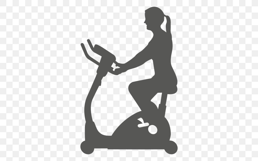 Exercise Machine Silhouette, PNG, 512x512px, Exercise Machine, Arm, Black And White, Exercise, Exercise Bikes Download Free