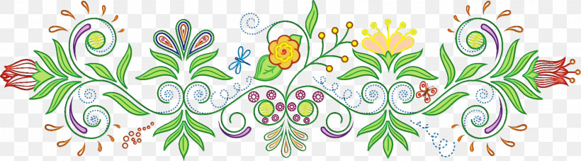 Floral Design, PNG, 1861x516px, Flower Border, Floral Design, Flower, Flower Background, Leaf Download Free