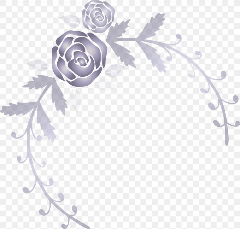 Rose Frame Flower Frame Wedding Frame, PNG, 3000x2868px, Rose Frame, Blackandwhite, Circle, Flower, Flower Frame Download Free