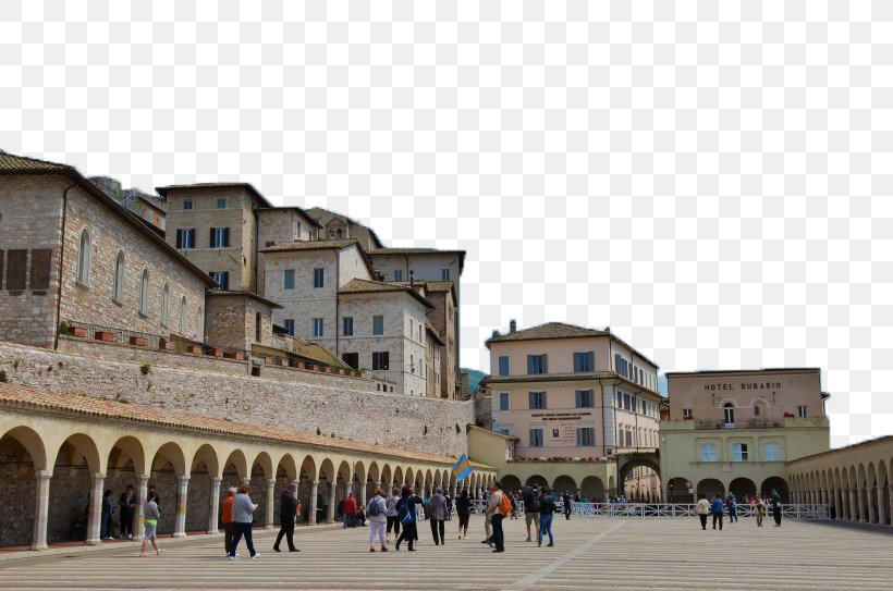 Basilica Of Saint Francis Of Assisi Monte Subasio Landscape, PNG, 820x543px, Basilica Of Saint Francis Of Assisi, Arch, Assisi, Building, City Download Free