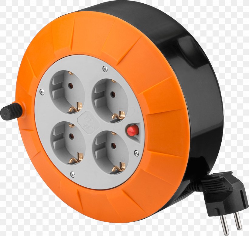 Electrical Cable Extension Cords Power Cable Schutzkontakt Reel, PNG, 2589x2451px, Electrical Cable, Adapter, Computer Network, Electrical Connector, Electronics Accessory Download Free
