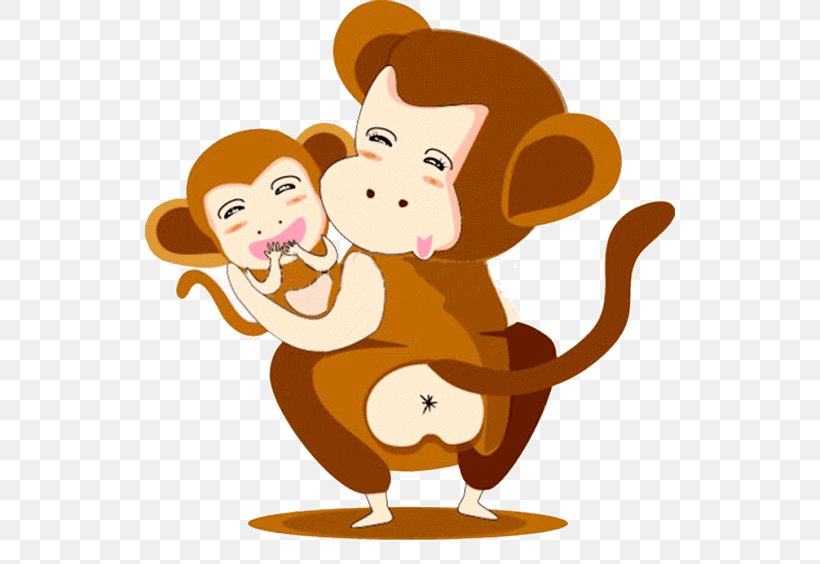 Monkey Clip Art Illustration Drawing Vector Graphics, PNG, 530x564px, Monkey, Art, Carnivoran, Cartoon, Copyright Download Free