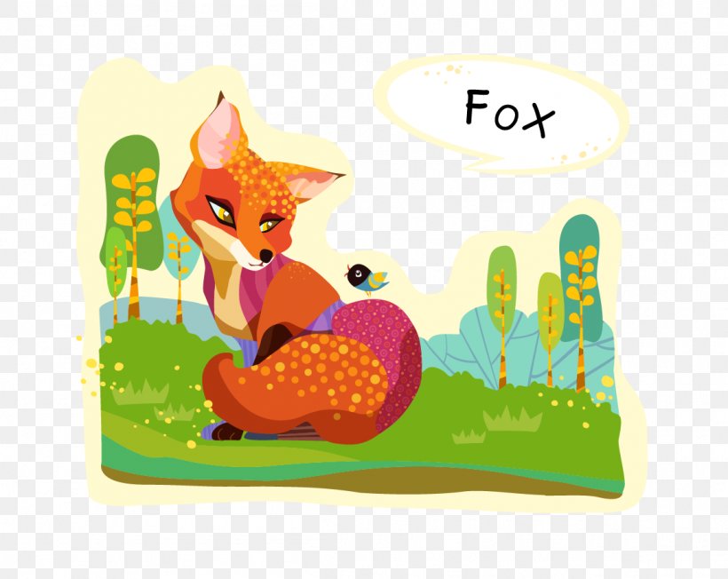 Cartoon Painting Fox Illustration, PNG, 1152x916px, Cartoon, Art, Cartoon Cartoons, Drawing, Food Download Free