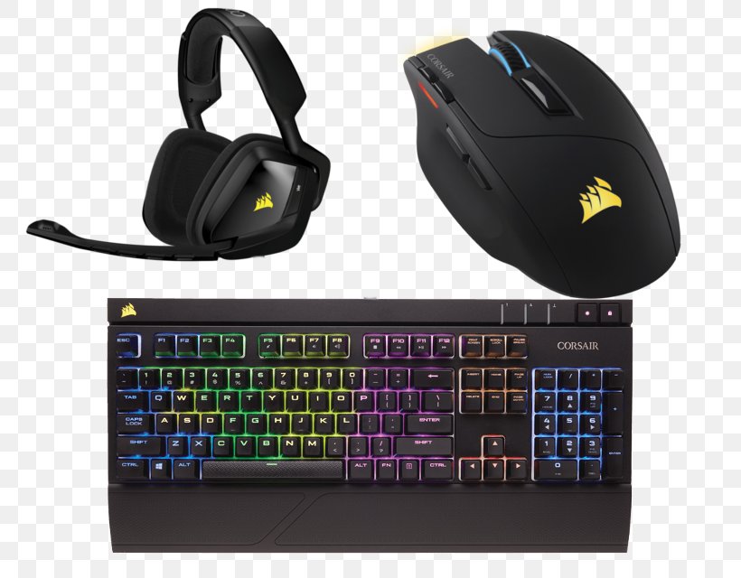 Computer Keyboard Corsair Gaming STRAFE RGB Gaming Keypad Corsair Usb Qwerty Black Cherry, PNG, 800x640px, Computer Keyboard, Cherry, Computer Accessory, Computer Component, Computer Hardware Download Free