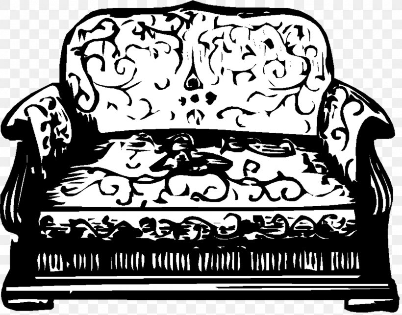 Couch Furniture Chair, PNG, 1280x1004px, Couch, Art, Black And White, Brand, Cartoon Download Free