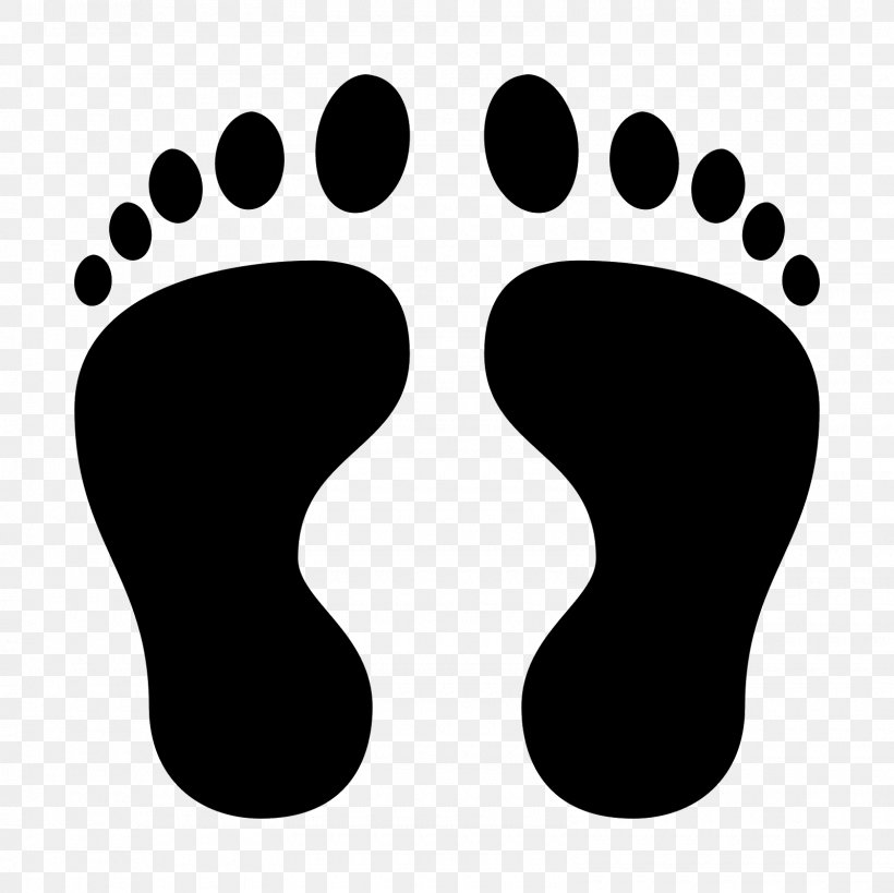 Footprint Clip Art, PNG, 1600x1600px, Footprint, Barefoot, Black And White, Ecological Footprint, Flat Design Download Free