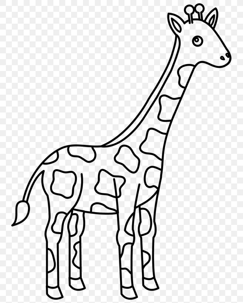 Giraffe Family Coloring Book, PNG, 765x1024px, Giraffe, Adult, Animal, Animal Figure, Area Download Free