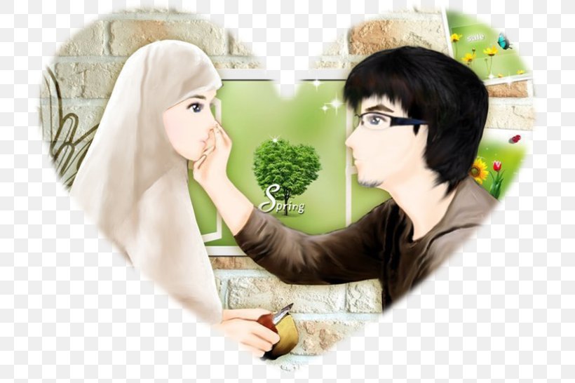 Marriage In Islam Muslim Husband, PNG, 728x546px, Watercolor, Cartoon, Flower, Frame, Heart Download Free