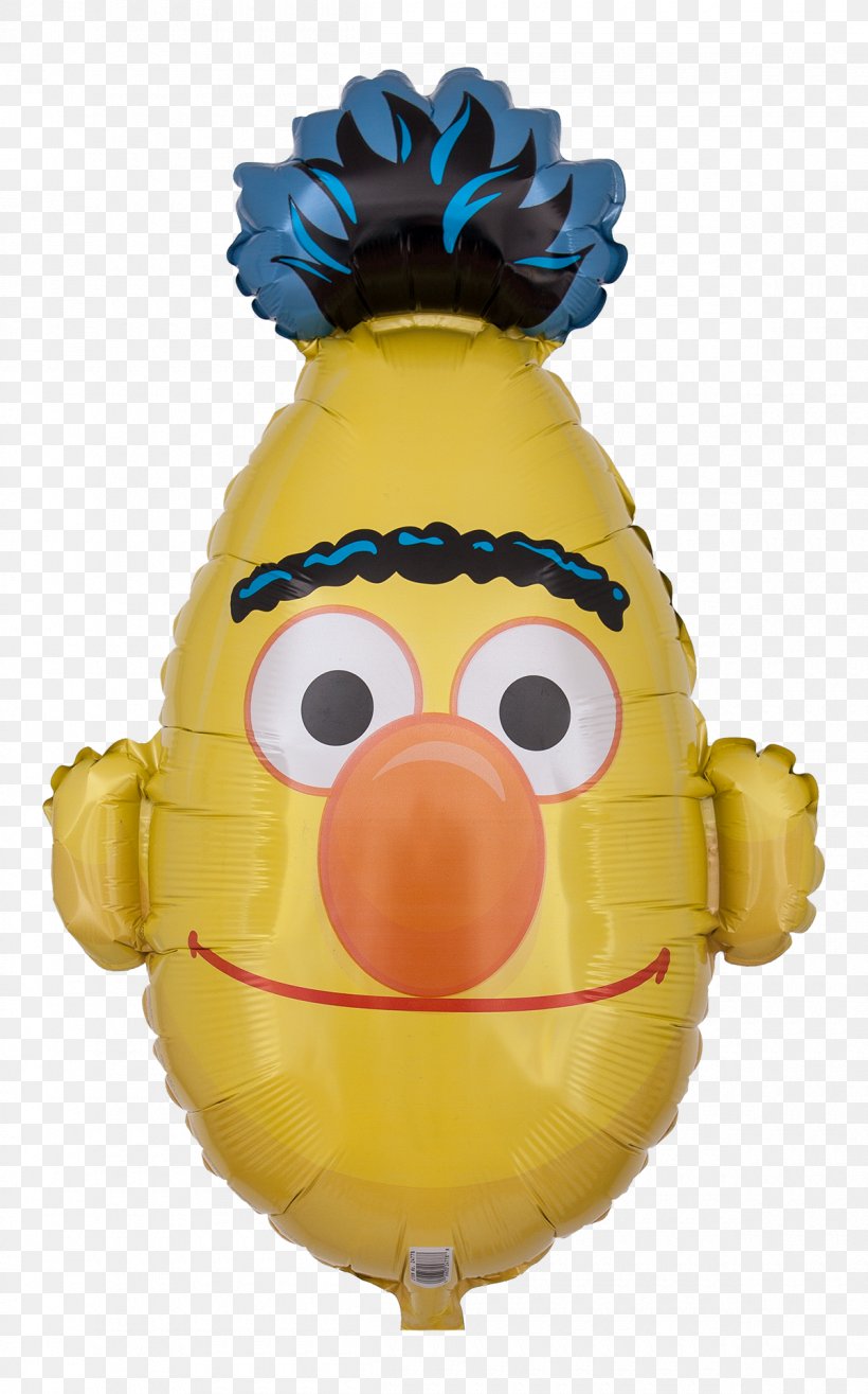 Bert Balloon Cookie Monster Ernie Sesame Street, PNG, 1200x1925px, Bert, Baby Toys, Balloon, Beak, Bert Ernie Download Free
