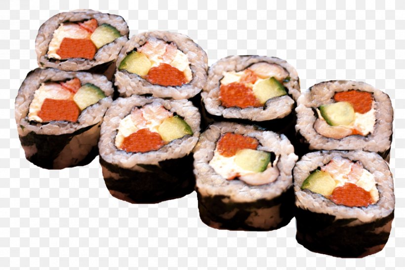 California Roll Sashimi Gimbap Makizushi Sushi, PNG, 900x600px, California Roll, Arare, Asian Food, Crab Meat, Cucumber Download Free