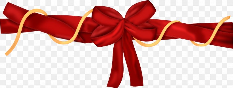Red Ribbon Red Ribbon Gift, PNG, 3402x1285px, Ribbon, Bow Tie, Designer, Gift, Google Images Download Free