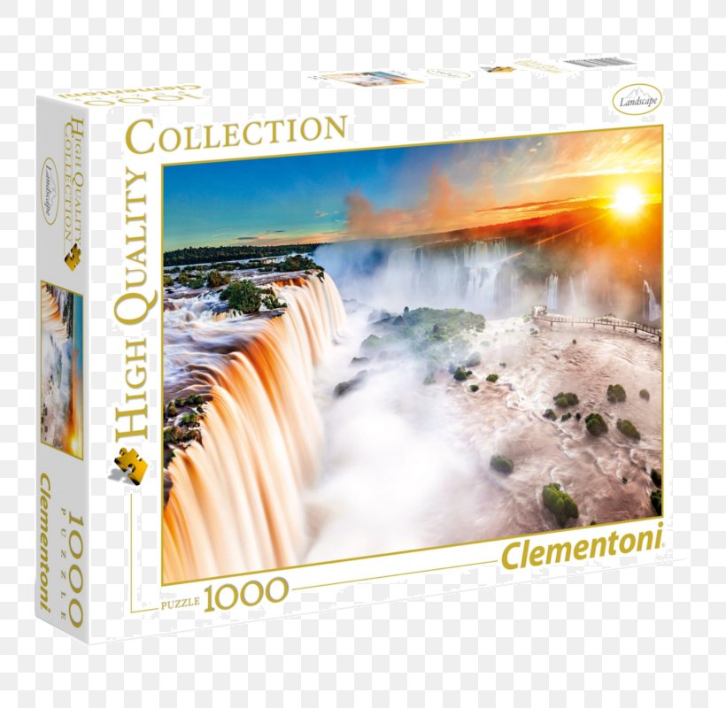 Jigsaw Puzzles Sum And Product Puzzle Waterfall Puzzle Video Game, PNG, 800x800px, Jigsaw Puzzles, Clementoni Spa, Game, Iguazu Falls, Jigsaw Download Free