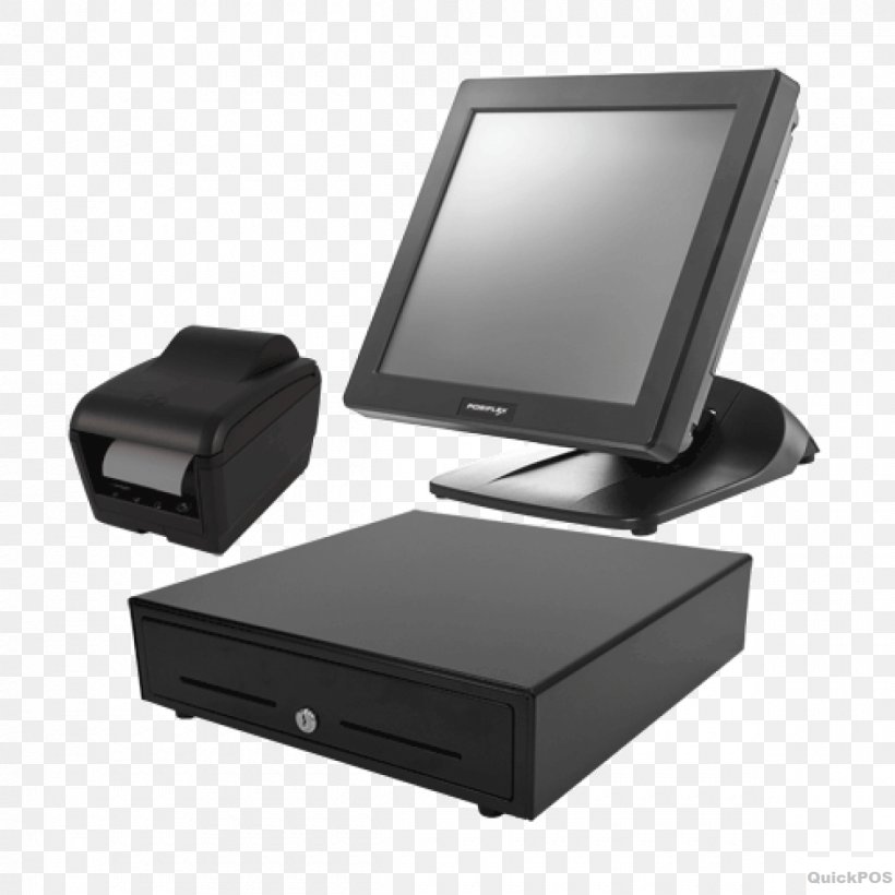 Point Of Sale Posiflex OnlyPOS Cash Register Barcode Scanners, PNG, 1200x1200px, Point Of Sale, Barcode, Barcode Scanners, Business, Cash Register Download Free