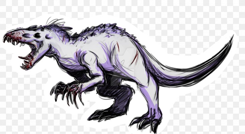 Tyrannosaurus Indominus Rex Velociraptor Drawing Fan Art, PNG, 1600x876px, Tyrannosaurus, Art, Cartoon, Deviantart, Dinosaur Download Free