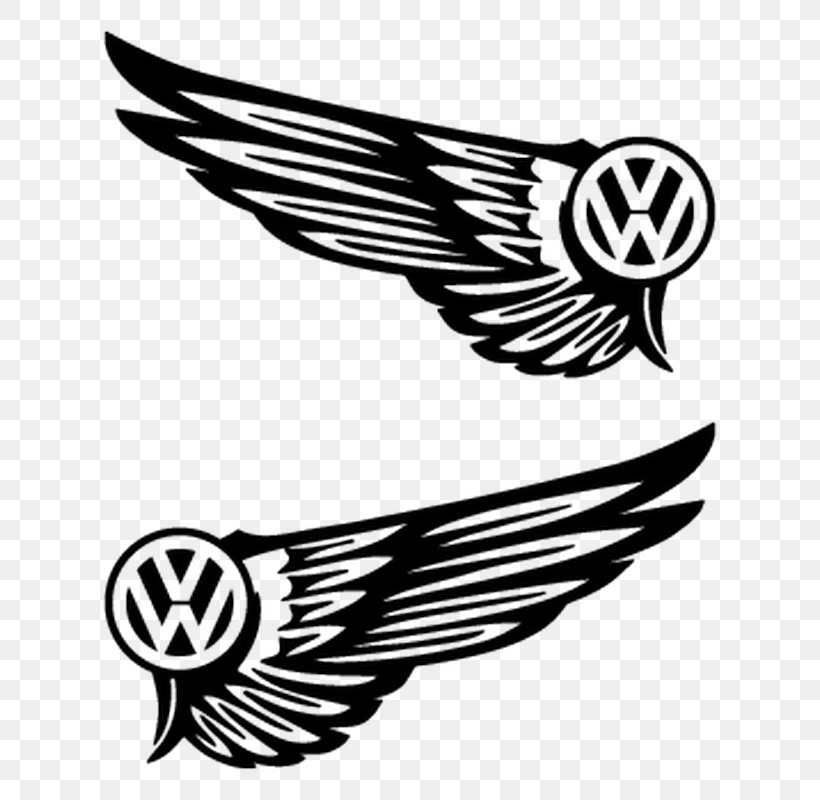 Volkswagen Group Volkswagen Beetle Volkswagen Jetta Volkswagen Golf, PNG, 800x800px, Volkswagen, Beak, Bird, Bird Of Prey, Black And White Download Free