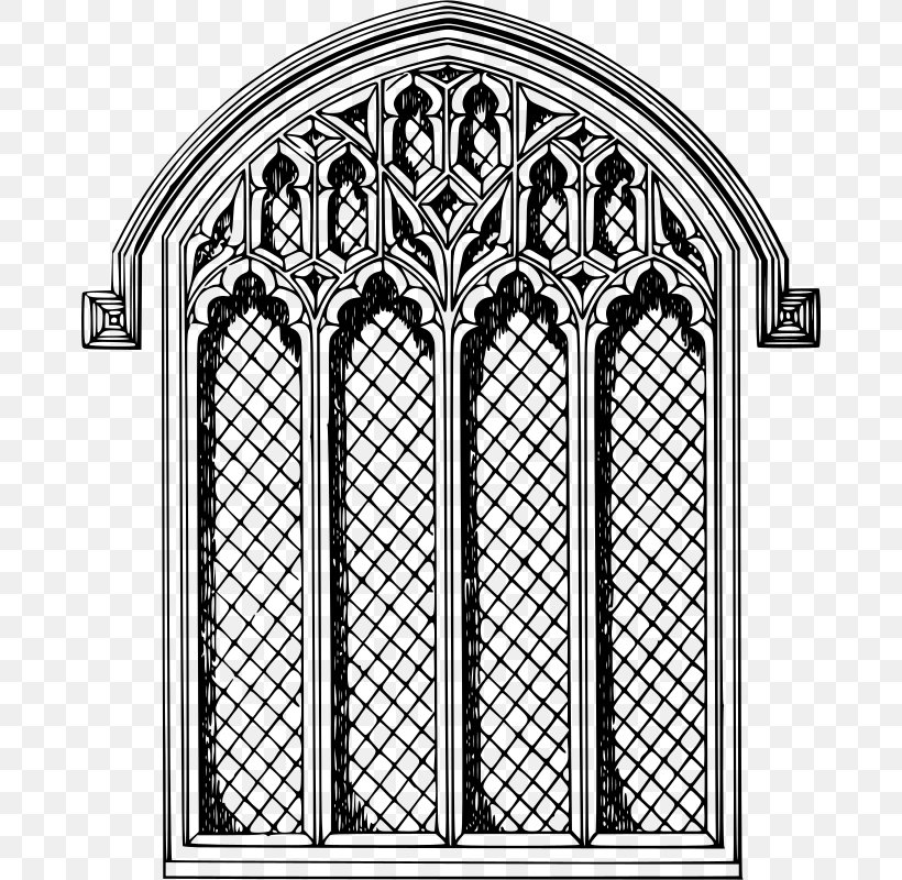 Church Window Stained Glass Drawing Clip Art, PNG, 672x800px, Window, Arch, Architecture, Area, Art Download Free