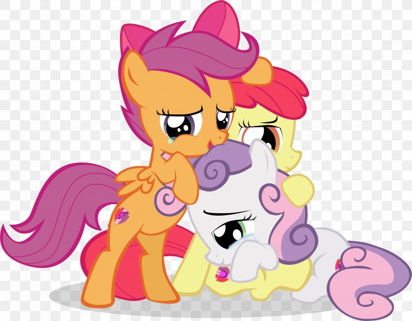 Pony Apple Bloom Horse Winged Unicorn, PNG, 6561x5121px, Watercolor, Cartoon, Flower, Frame, Heart Download Free