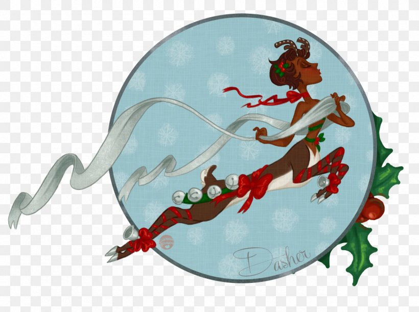 Santa Claus's Reindeer Rudolph Santa Claus's Reindeer, PNG, 1280x954px, Watercolor, Cartoon, Flower, Frame, Heart Download Free