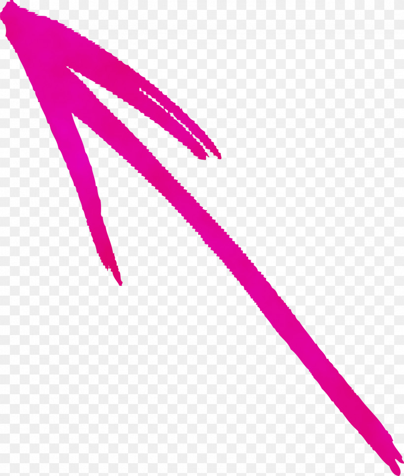Pink Violet Magenta Line, PNG, 2546x3000px, Hand Drawn Arrow, Line, Magenta, Paint, Pink Download Free