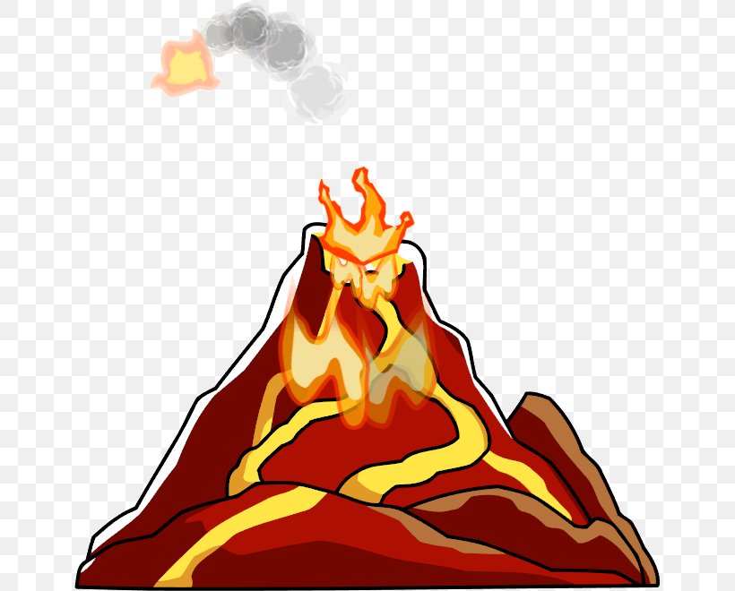 Volcano Lava Clip Art, PNG, 654x660px, Volcano, Animation, Art ... 