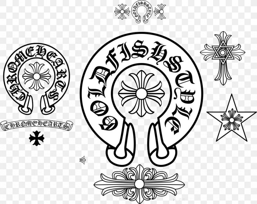 Chrome Hearts Black And White, PNG, 1024x813px, Chrome Hearts, Area, Black And White, Brand, Computer Software Download Free