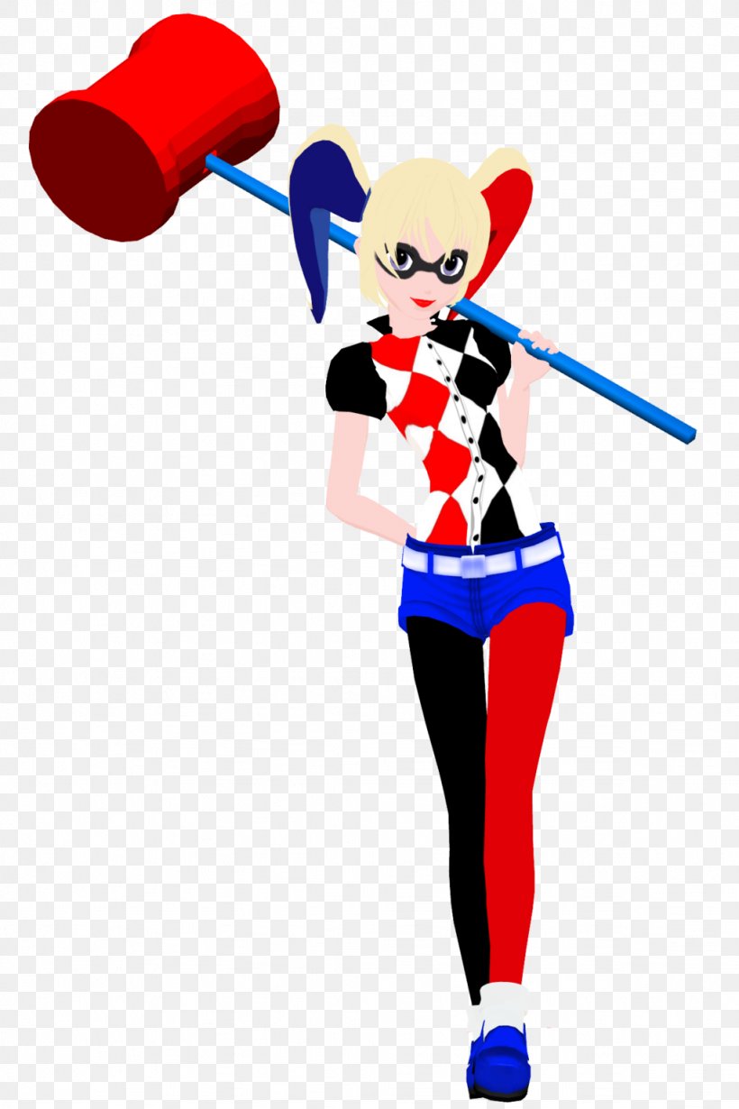 Harley Quinn Katana Batgirl Joker Superhero, PNG, 1024x1536px, Watercolor, Cartoon, Flower, Frame, Heart Download Free