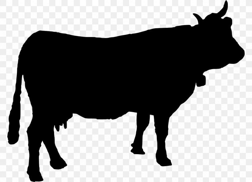 Holstein Friesian Cattle Silhouette, PNG, 1280x929px, Holstein Friesian Cattle, Black And White, Bull, Cattle, Cattle Like Mammal Download Free
