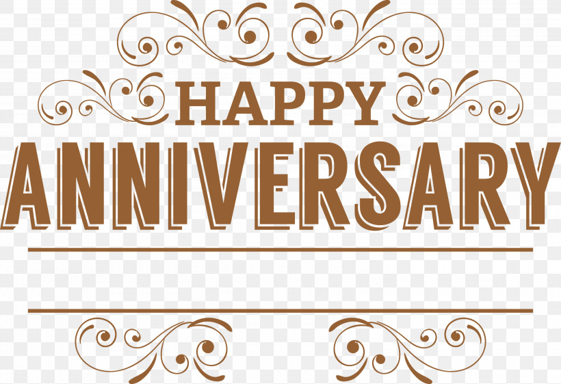 Happy Anniversary, PNG, 3000x2055px, Happy Anniversary, Area, Line, Logo, M Download Free