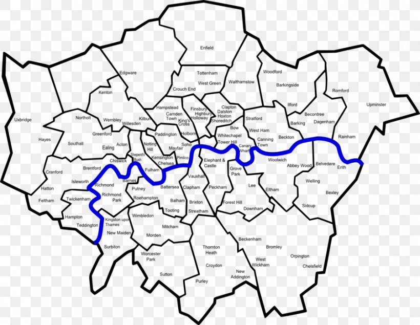 London Borough Of Southwark London Borough Of Islington London Borough Of Hackney London Borough Of Ealing London Borough Of Bromley, PNG, 900x697px, London Borough Of Southwark, Administrative Division, Area, Black And White, Borough Download Free