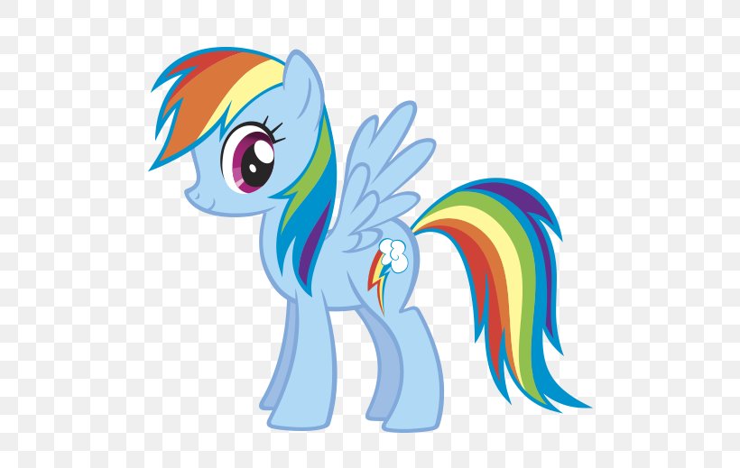 Rainbow Dash Pinkie Pie Twilight Sparkle Pony Rarity, PNG, 519x519px, Rainbow Dash, Animal Figure, Applejack, Cartoon, Drawing Download Free