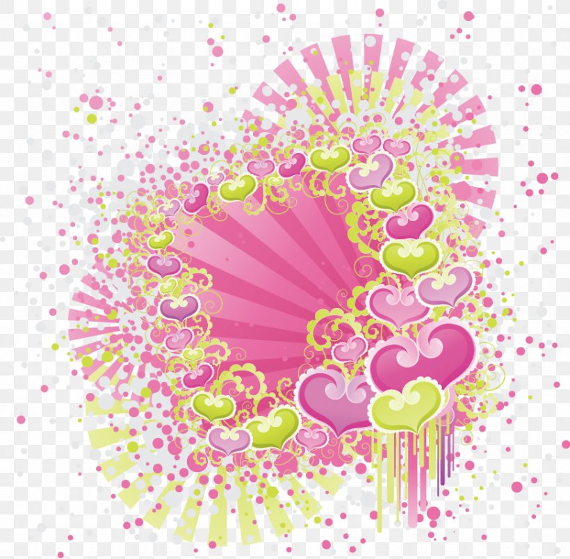 Valentine's Day Heart-shaped Pattern Card Vector Material, PNG, 872x855px, Facebook, Asbpe, Blog, Floral Design, Flower Download Free