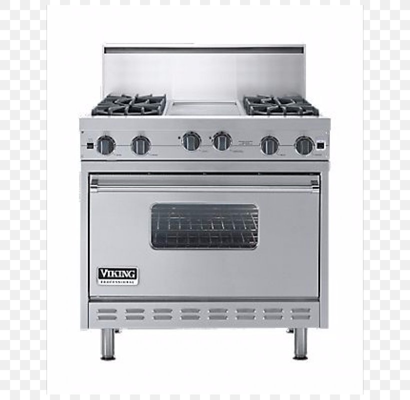 Gas Stove Cooking Ranges Viking Range Kitchen Home Appliance, PNG, 800x800px, Gas Stove, Convection Oven, Cooking Ranges, Gas, Griddle Download Free