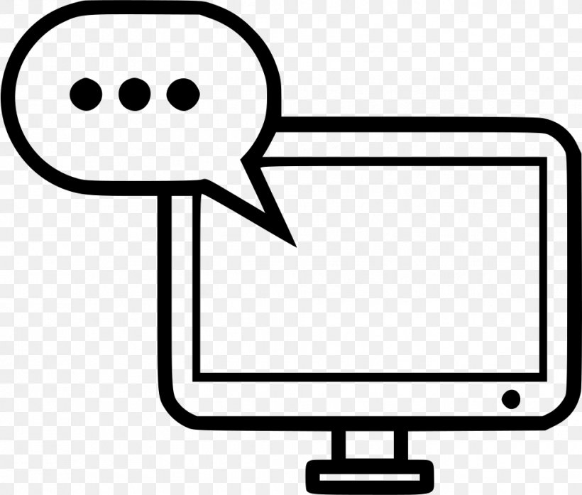 Clip Art Computer Monitors Desktop Computers, PNG, 981x834px, Computer Monitors, Blackandwhite, Computer, Computer Font, Computer Monitor Accessory Download Free