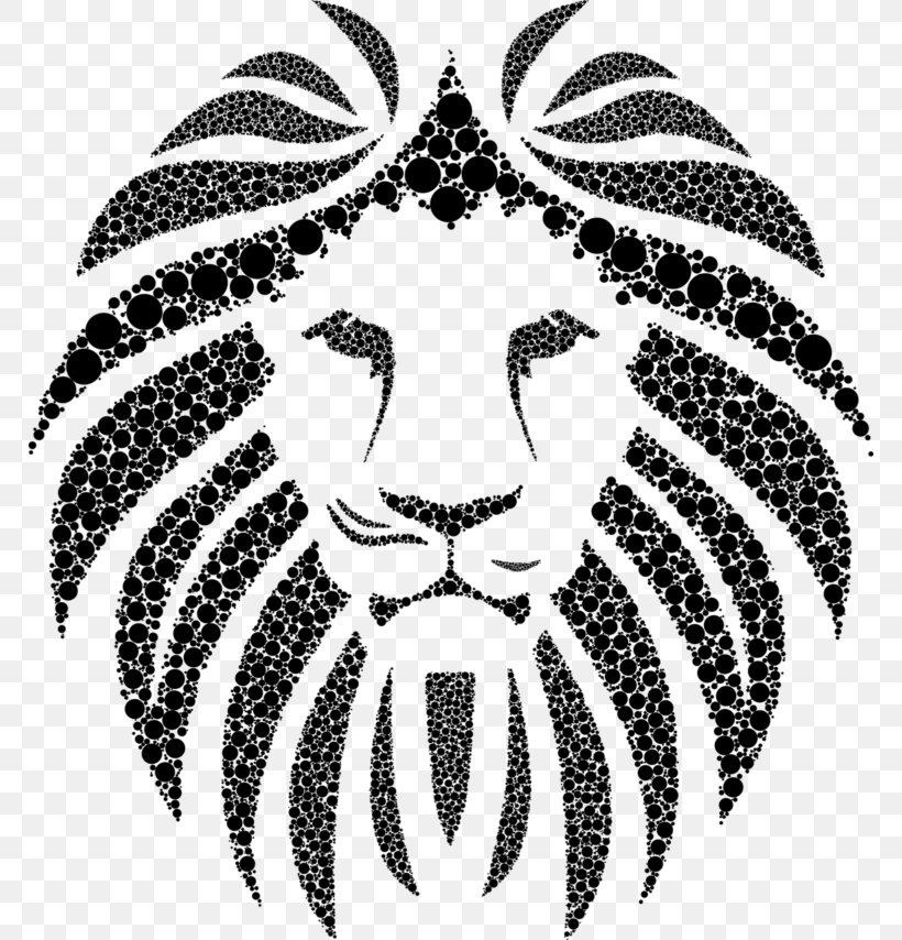 Lionhead Rabbit Logo Clip Art, PNG, 768x854px, Lion, Art, Big Cats, Black, Black And White Download Free