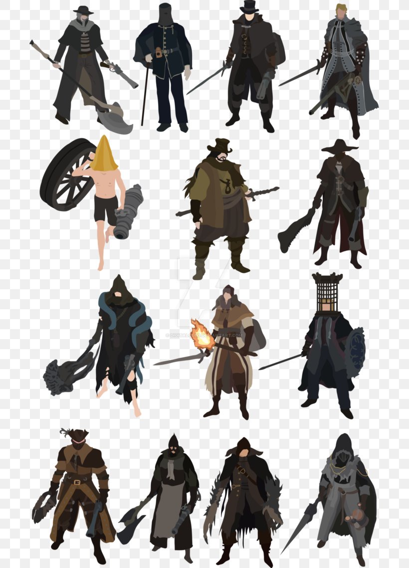 Bloodborne: The Old Hunters Concept Art Character Souls, PNG, 701x1139px, Bloodborne The Old Hunters, Action Figure, Armour, Art, Art Game Download Free